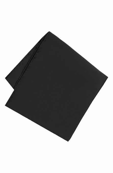 CONSTRUCT Solid Satin Pocket Square