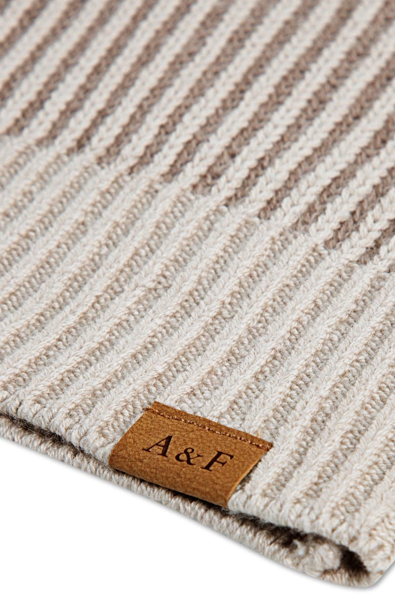 abercrombie kids Kids' Pleated Stitch Cotton Blend Crewneck Sweater, Alternate, color, Jet Stream