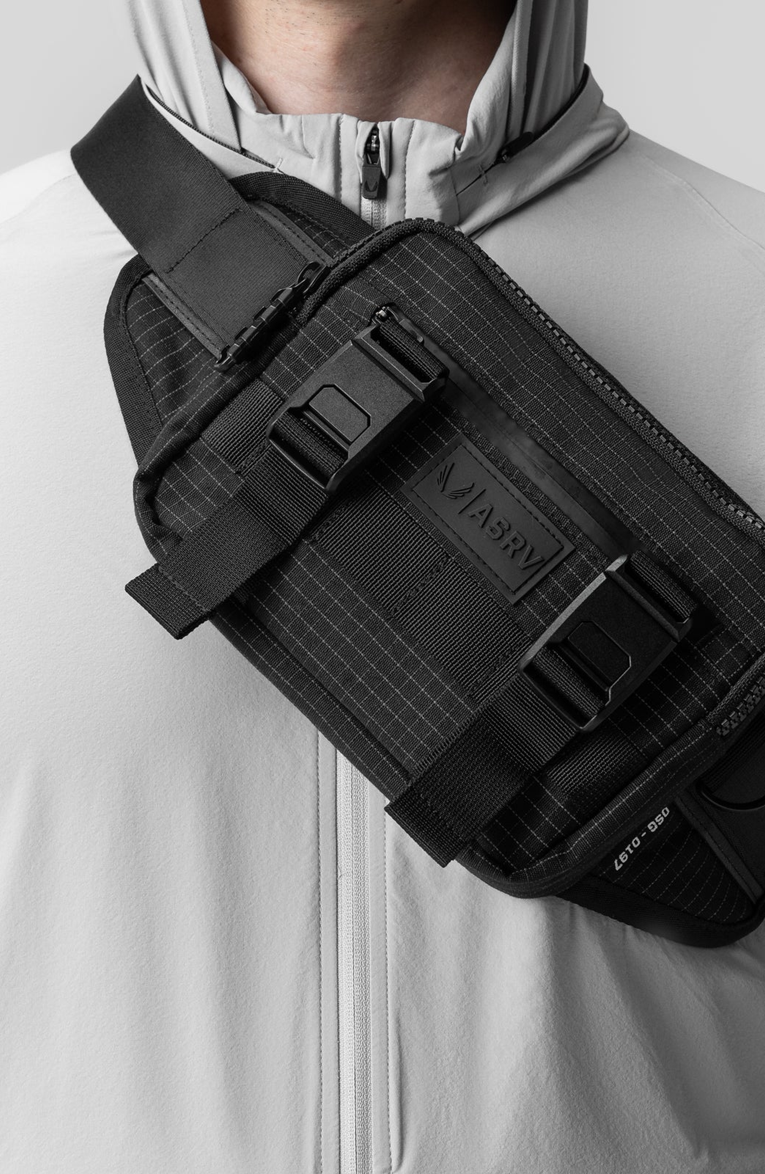 Crossbody Bag, Alternate, color, Black Grid
