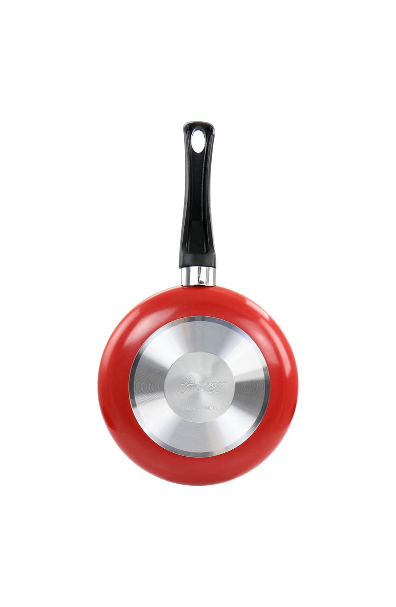 OSTER Luneta 9.5 Inch Aluminum Nonstick Frying Pan, Alternate, color, Red