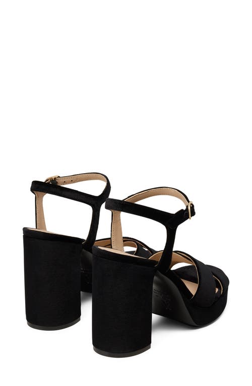 Stuart Weitzman Dayna Platform Sandal In Black