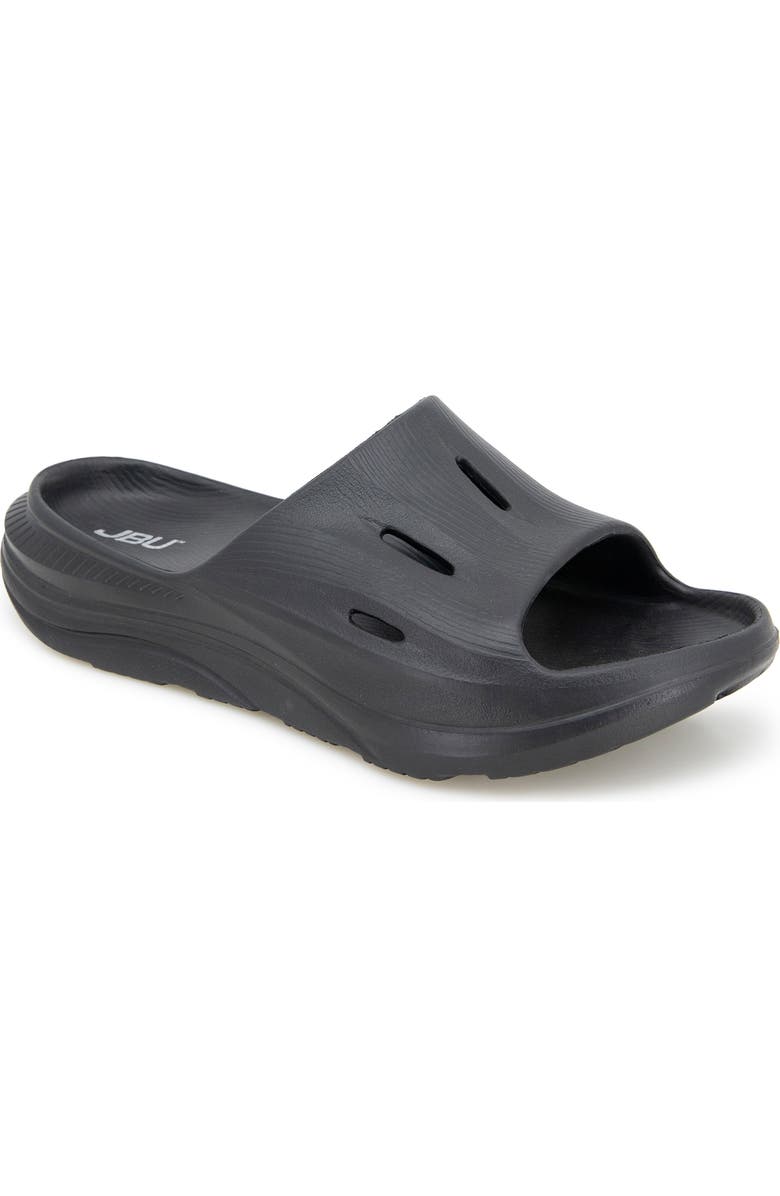 JBU Pillow Recovery Slide Sandal, Main, color, Black