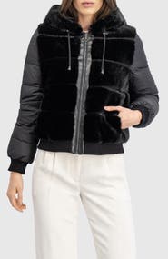 Lyla Grant Fur-Free Mink (Faux Fur) Jacket With Hood
