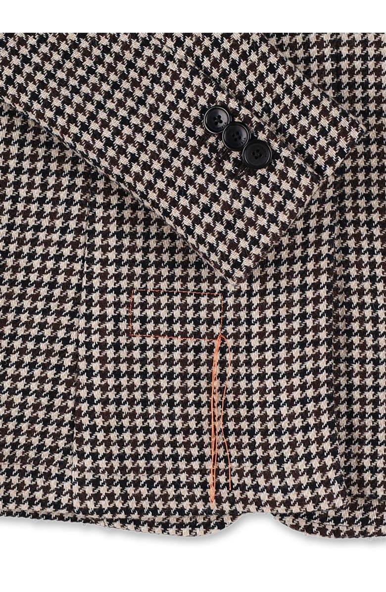 Fortela Benjamin Classic Flannel Houndstooth Jacket, Alternate, color, Mix