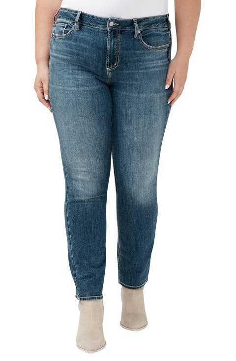 Suki Straight Leg Jeans (Plus)