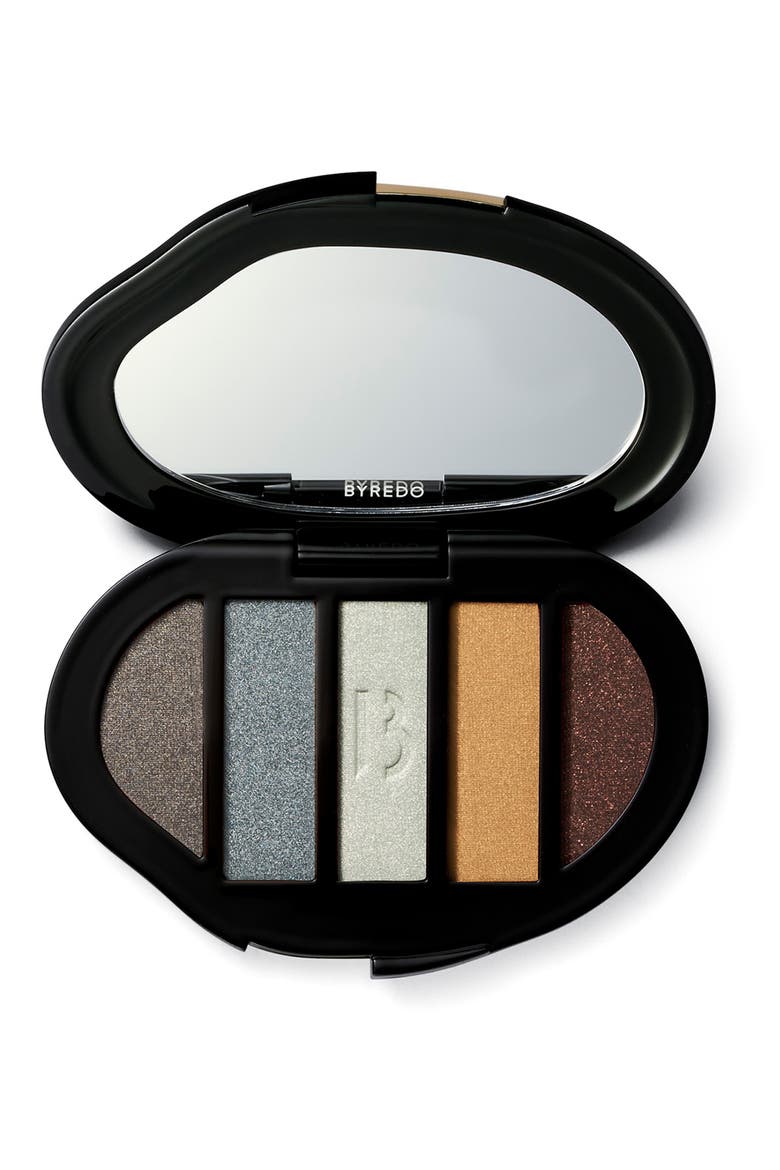 Self Illusion 5 Colors Eyeshadow Palette, Main, color, BLACK/ SILVER