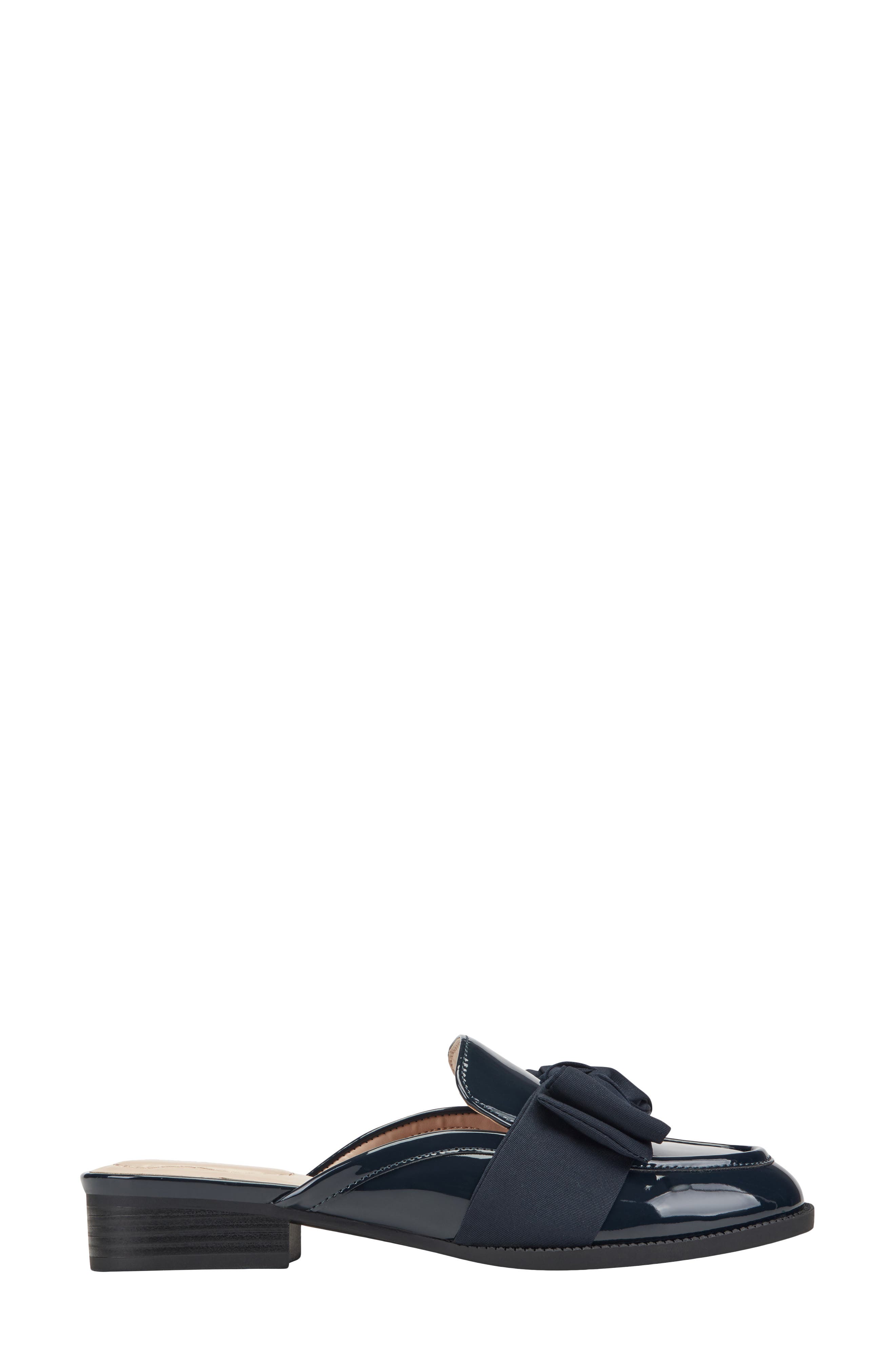 Leilani Bow Mule, Alternate, color, NAVY