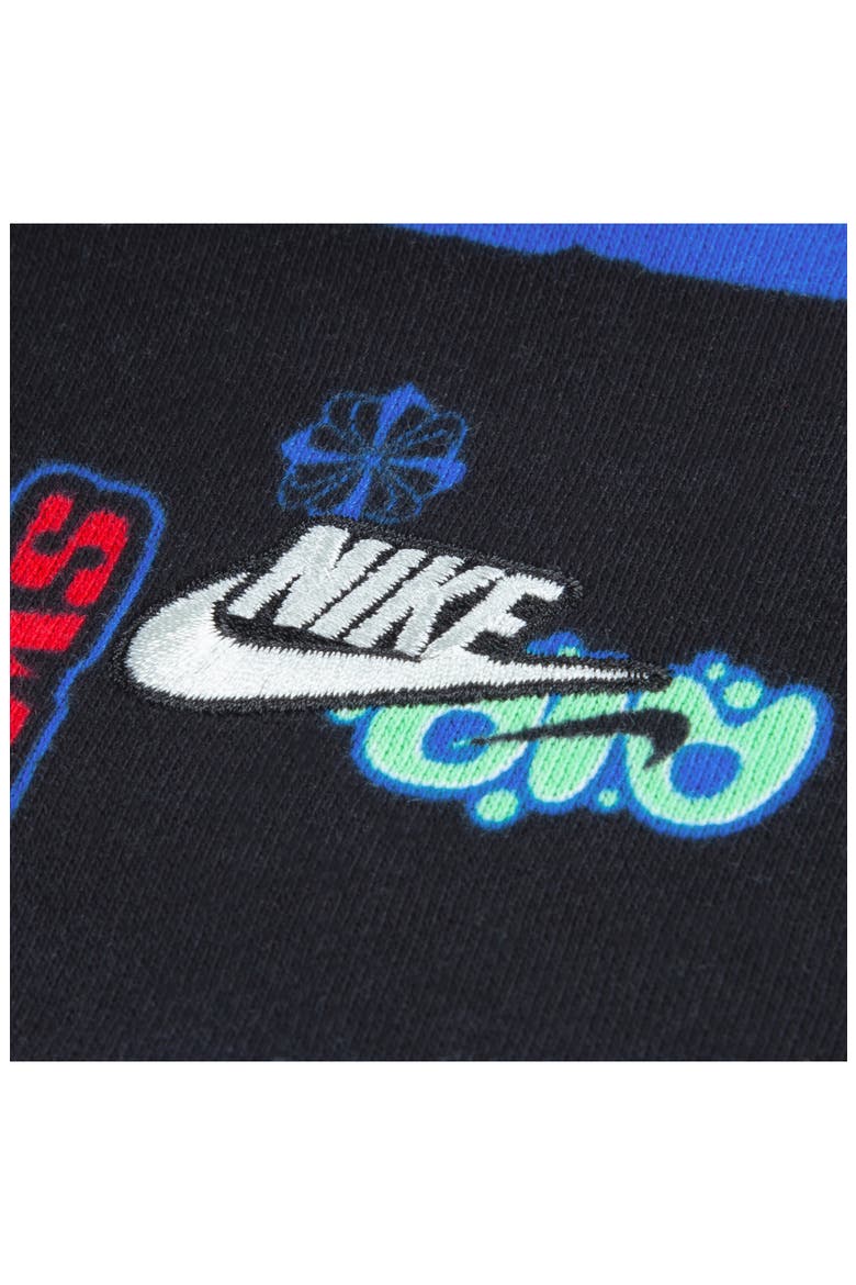 Kids' Brand Ambassador Logo Graphic Hoodie, Alternate, color, BLACK