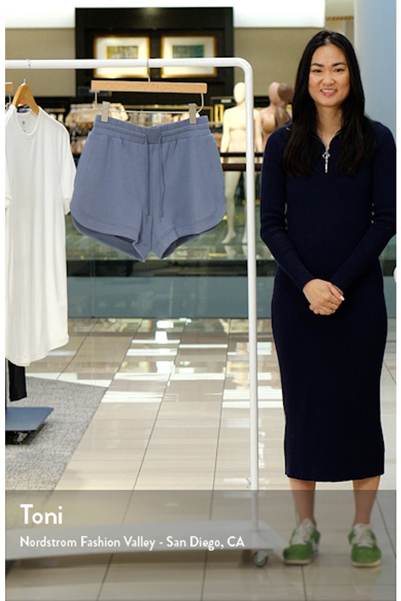 Ollie High Waist Sweat Shorts video