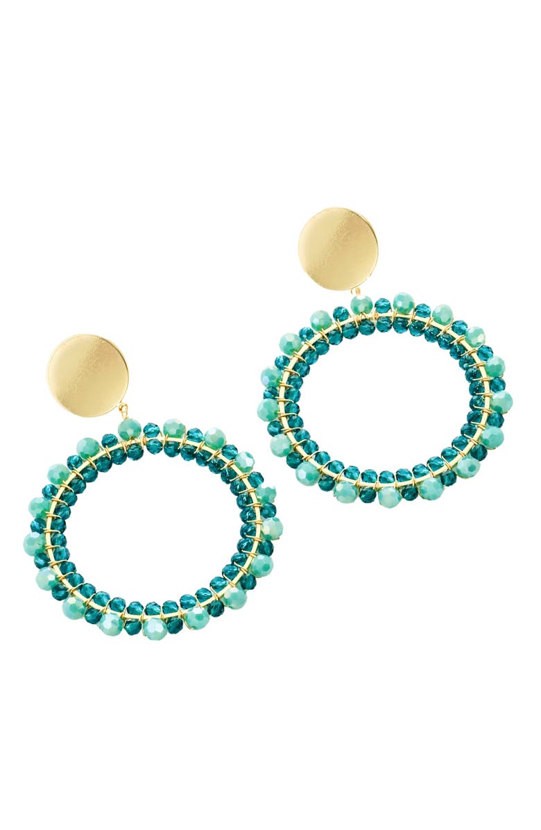 Panacea Beaded Drop Earrings, Main, color, 