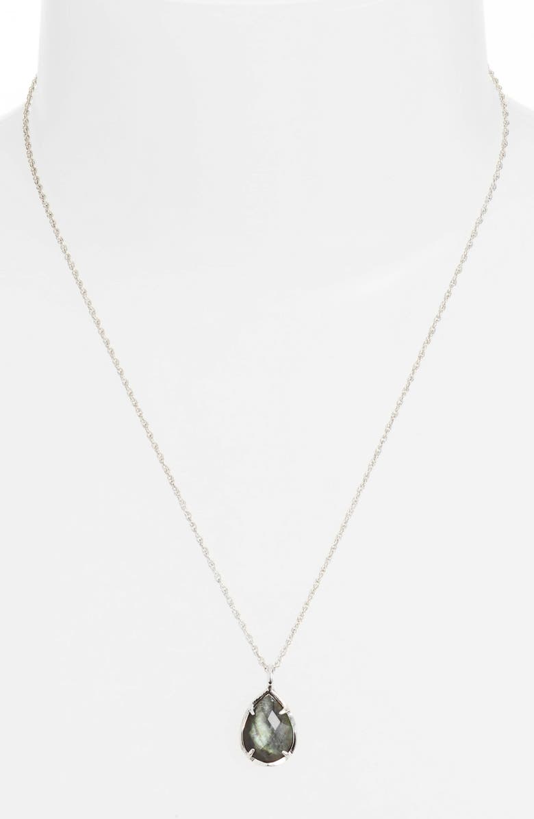Kendra Scott Kiri Teardrop Pendant Necklace, Alternate, color, 
