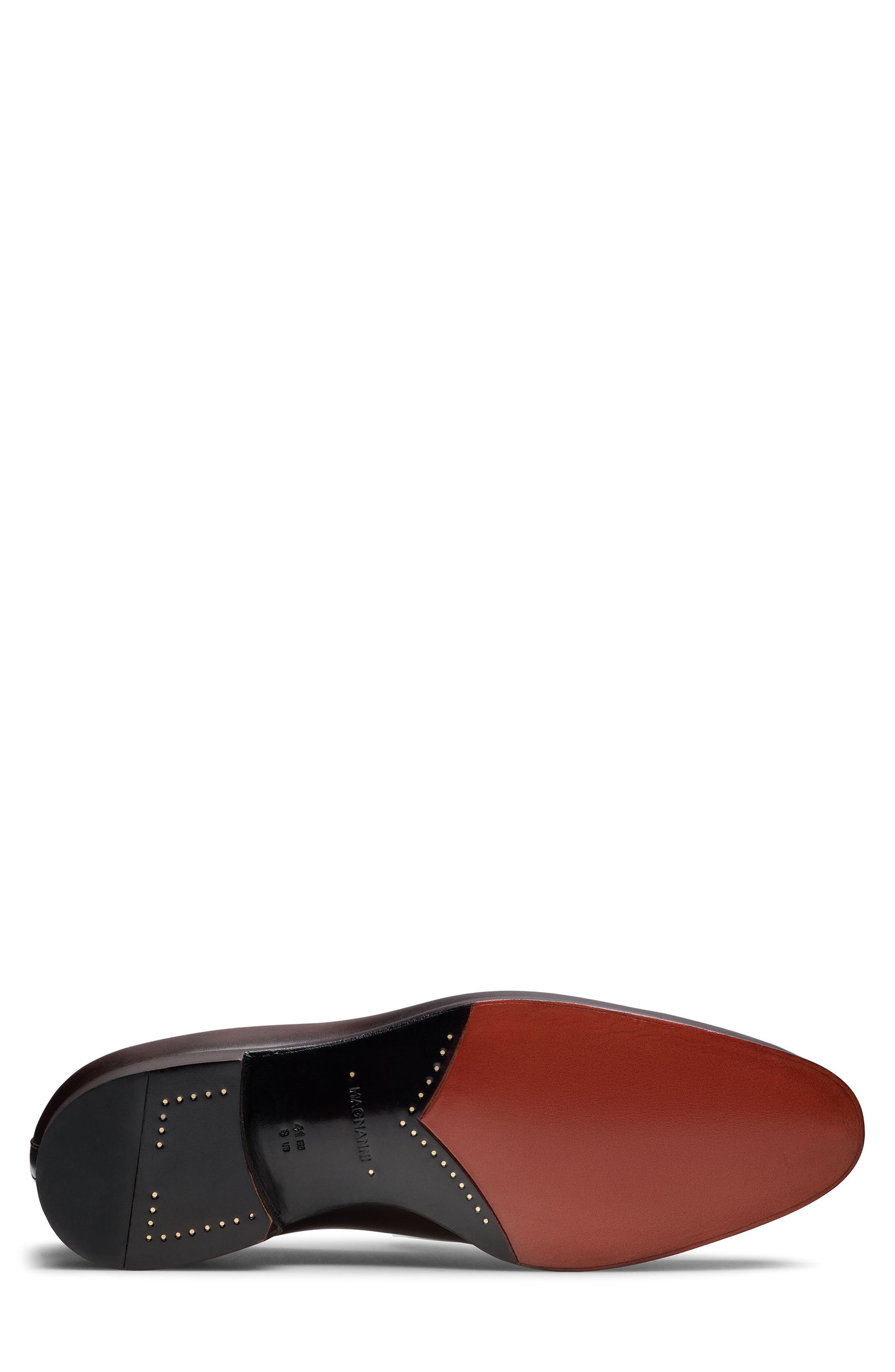 Magnanni Marquis Penny Loafer, Alternate, color, Brown
