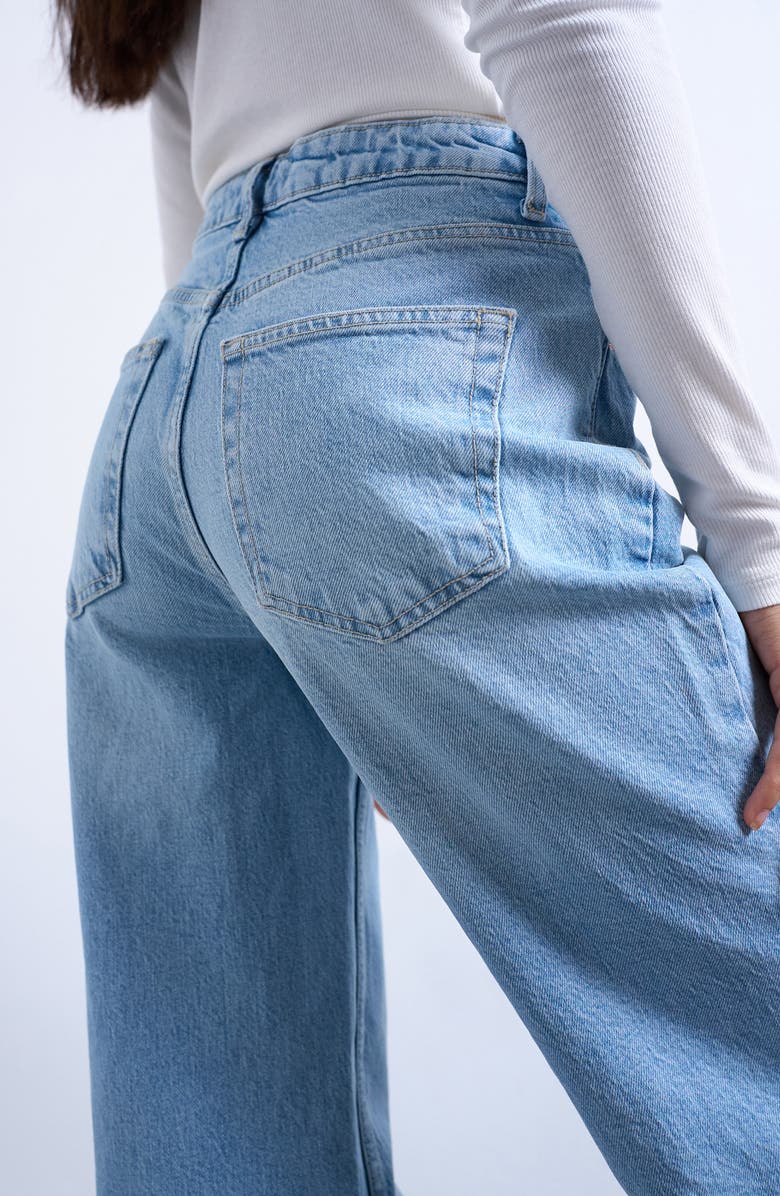 Topshop Pippa High Waist Flare Leg Jeans, Alternate, color, 