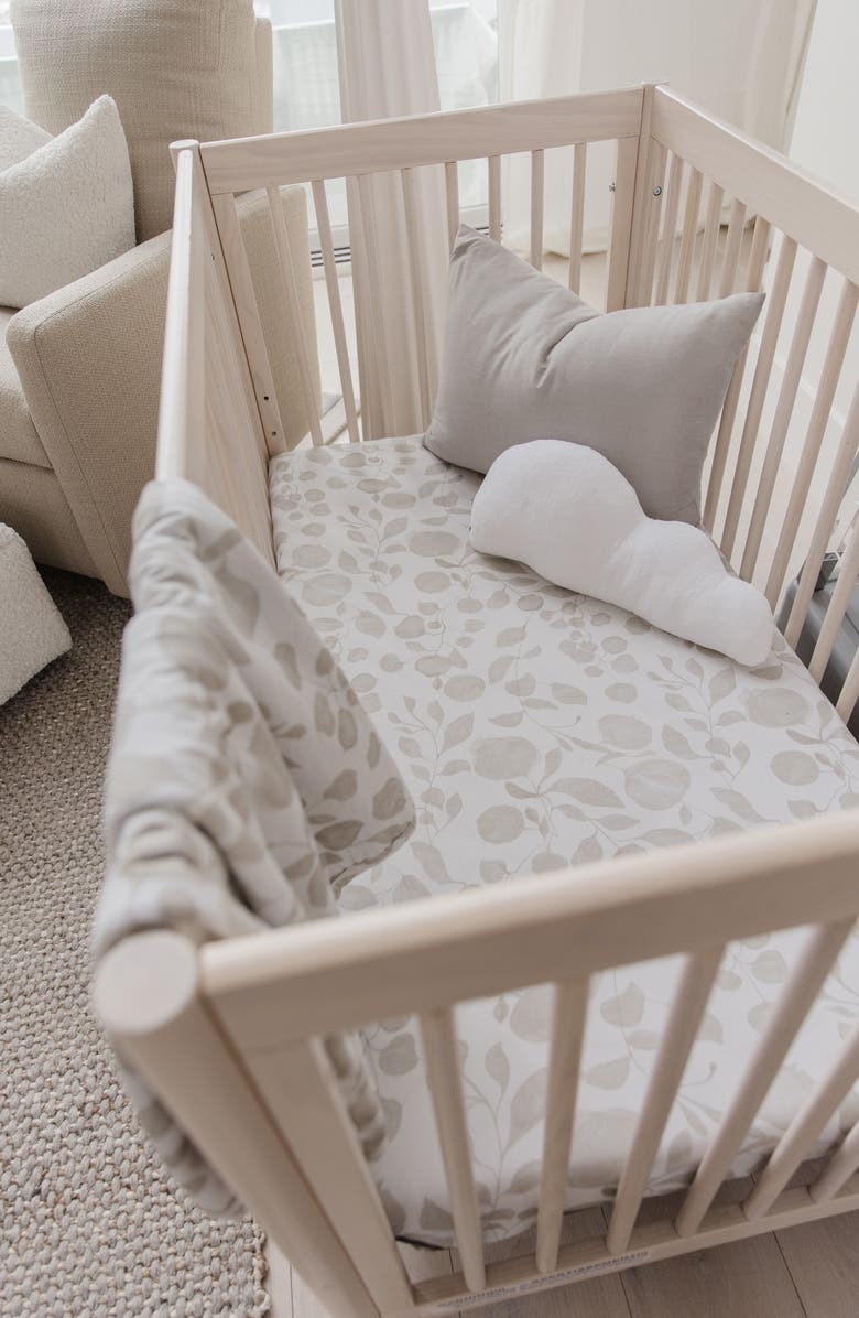 Oilo Changing Pad Cover & Fitted Crib Sheet Set, Alternate, color, Tan