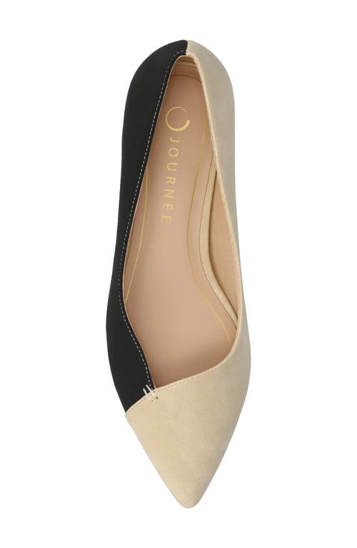 Journee Collection Carmin Pointed Toe Flat In Multi