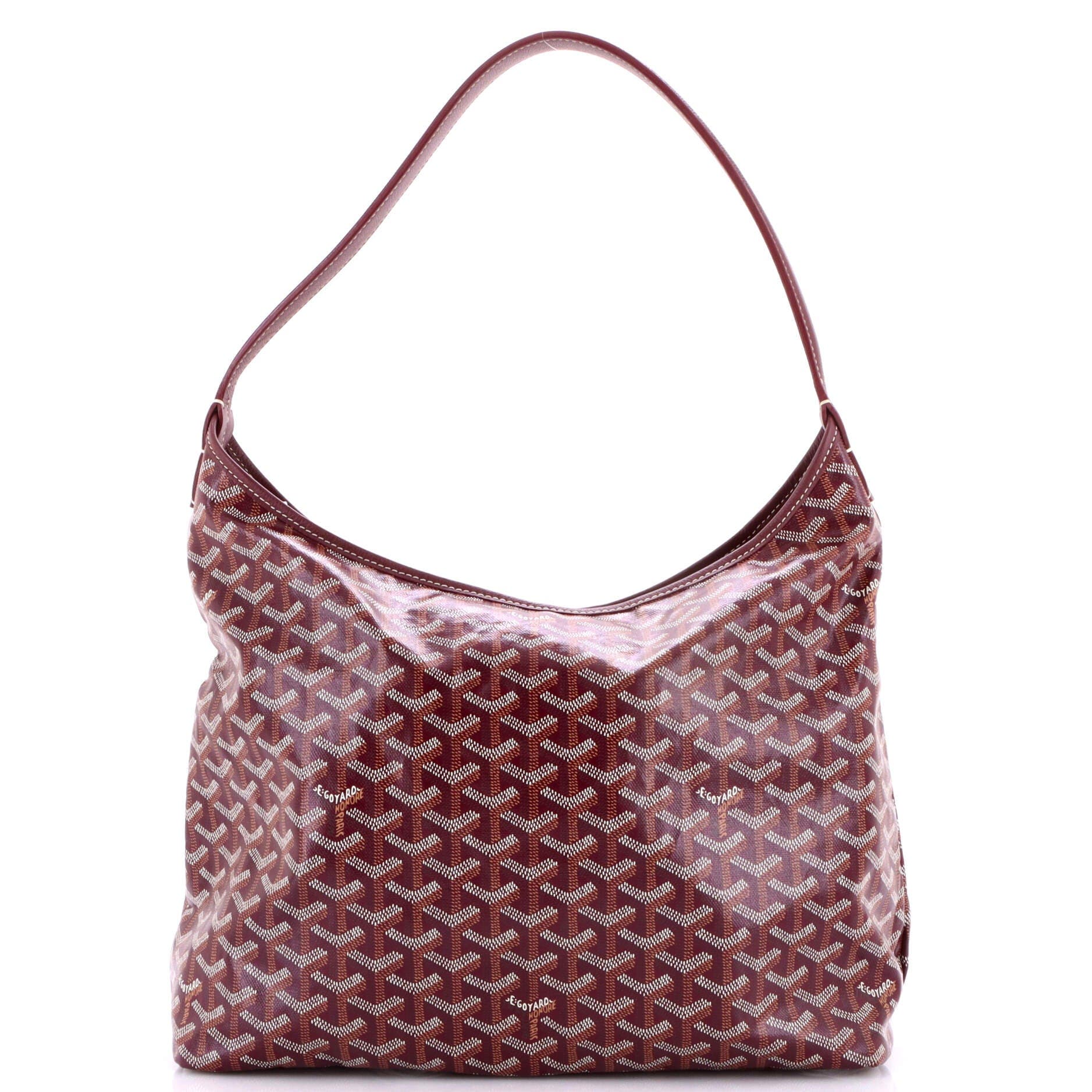 Boheme Hobo Coated Canvas, Main, color, Red