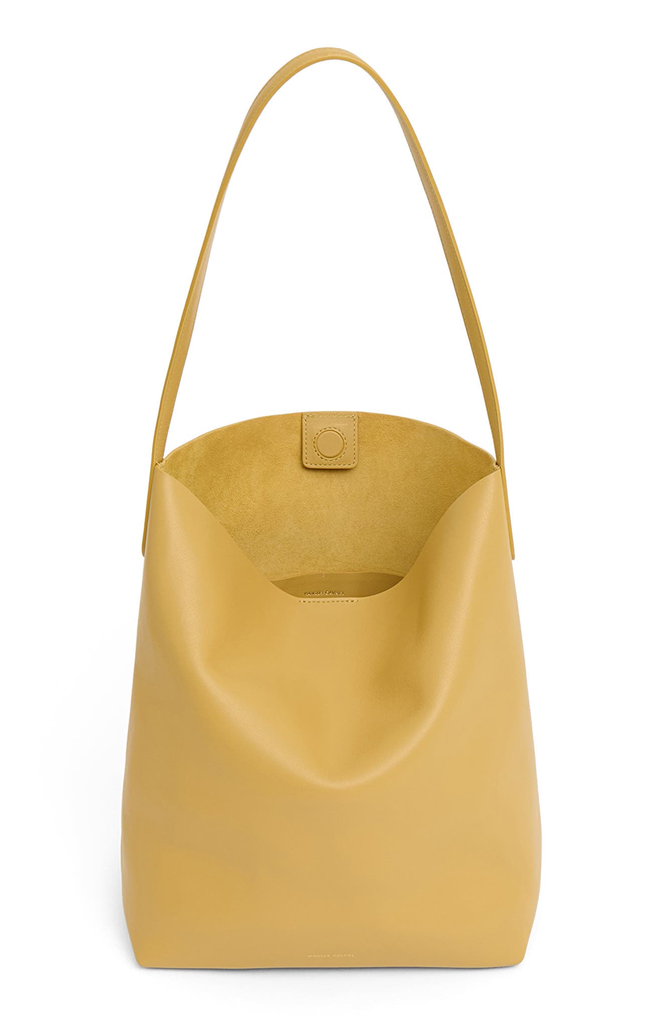 Mansur Gavriel Everyday Cabas Leather Tote, Alternate, color, Paglia
