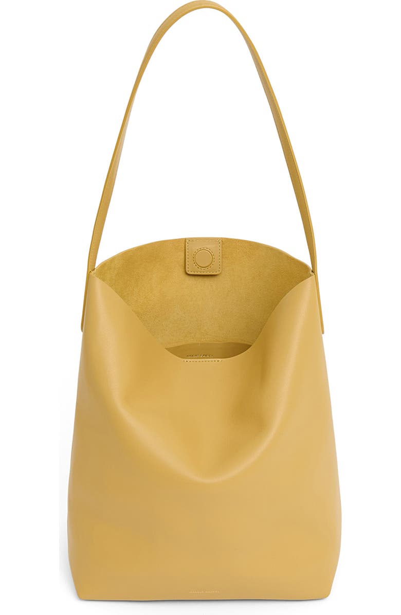 Mansur Gavriel Everyday Cabas Leather Tote, Alternate, color, Paglia