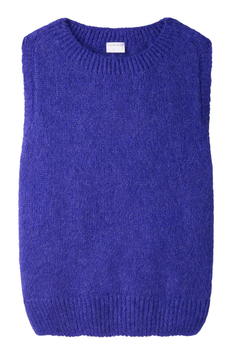 Celtic & Co. Knit Crew Neck Tank Top, Alternate, color, Cobalt