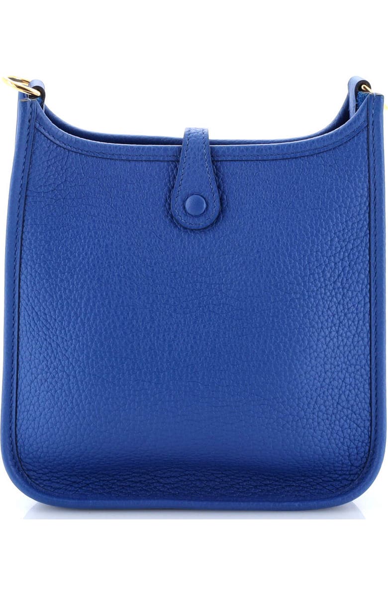 Pre-Owned Hermes Evelyne Bag Gen III Maurice TPM, Alternate, color, Bleu France