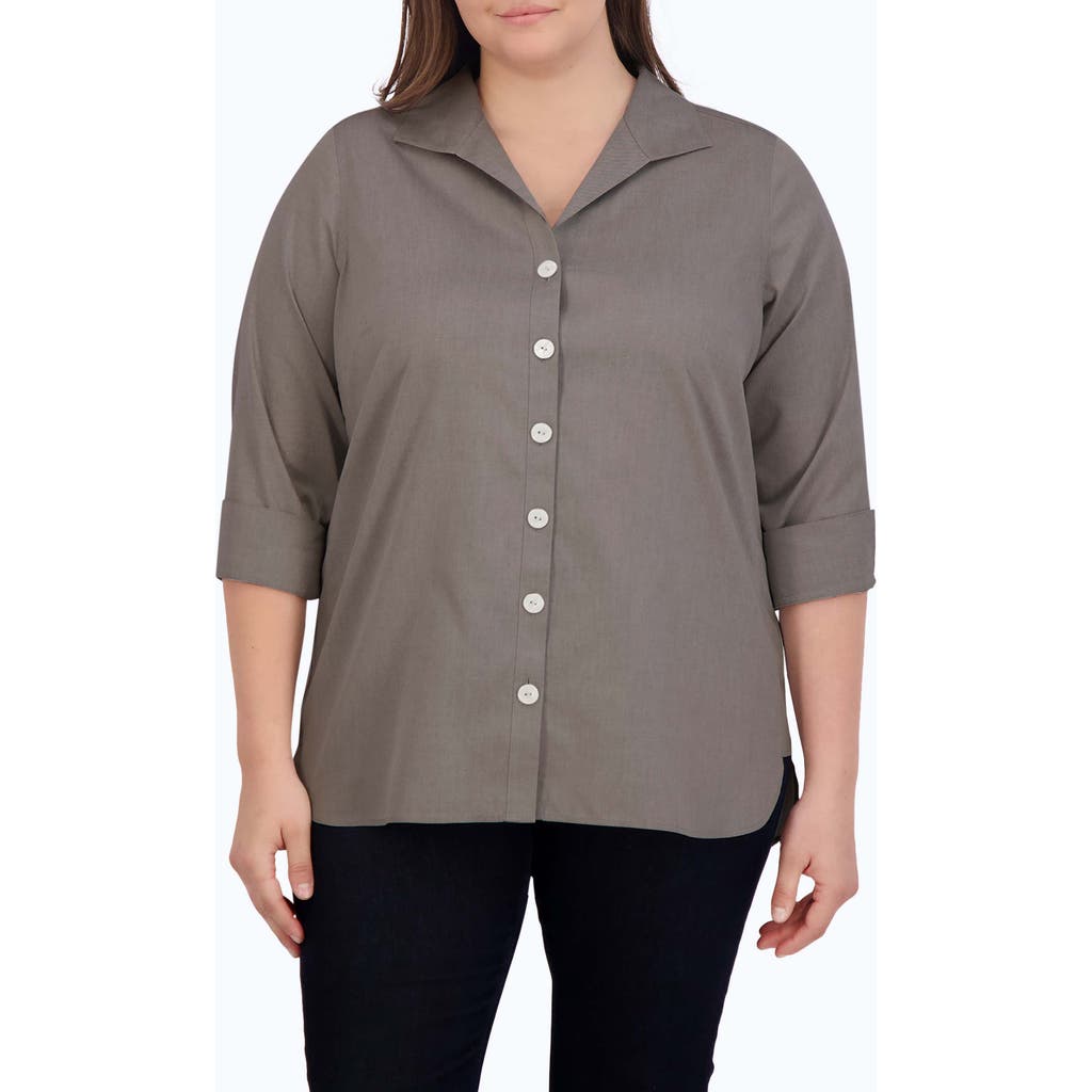 FOXCROFT FOXCROFT PANDORA NON-IRON TUNIC SHIRT