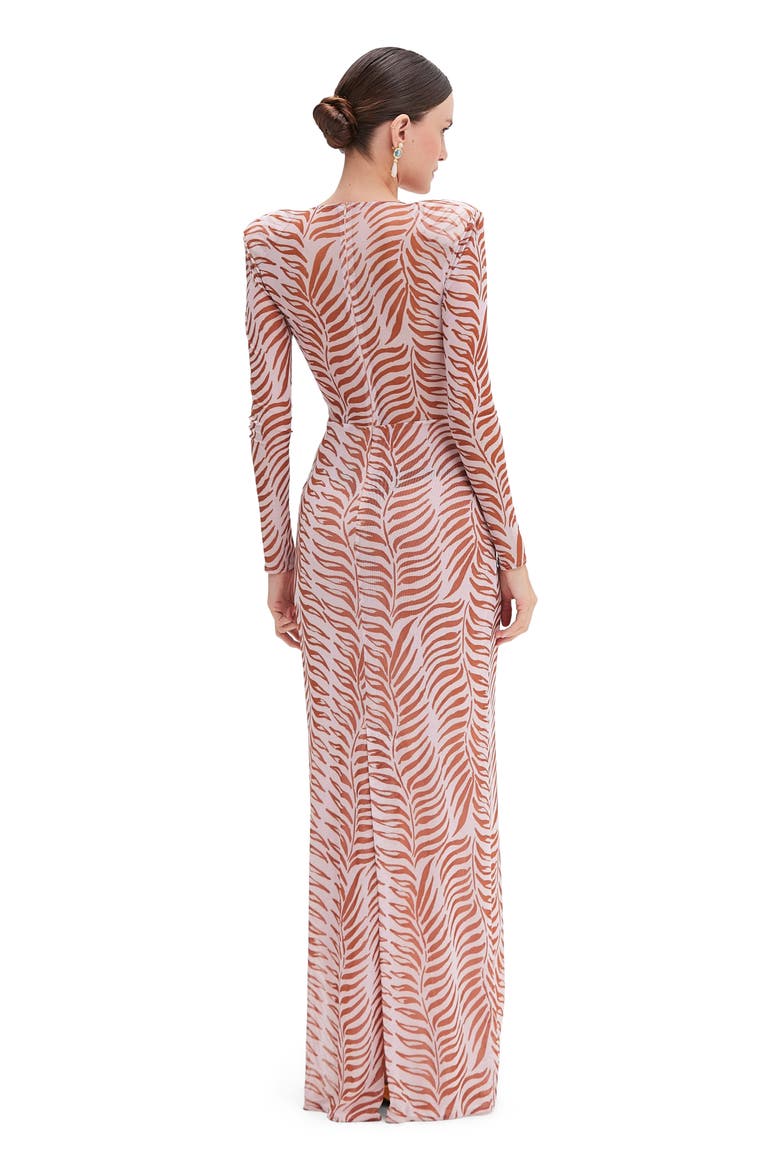 Botanic Retro Tulle Maxi Dress, Alternate, color, LIGHT PINK