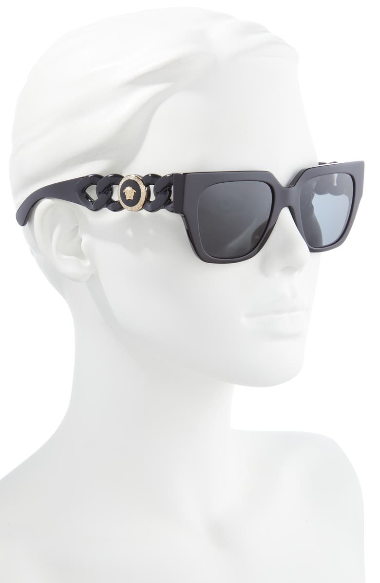 Versace 53mm Square Sunglasses, Alternate, color,