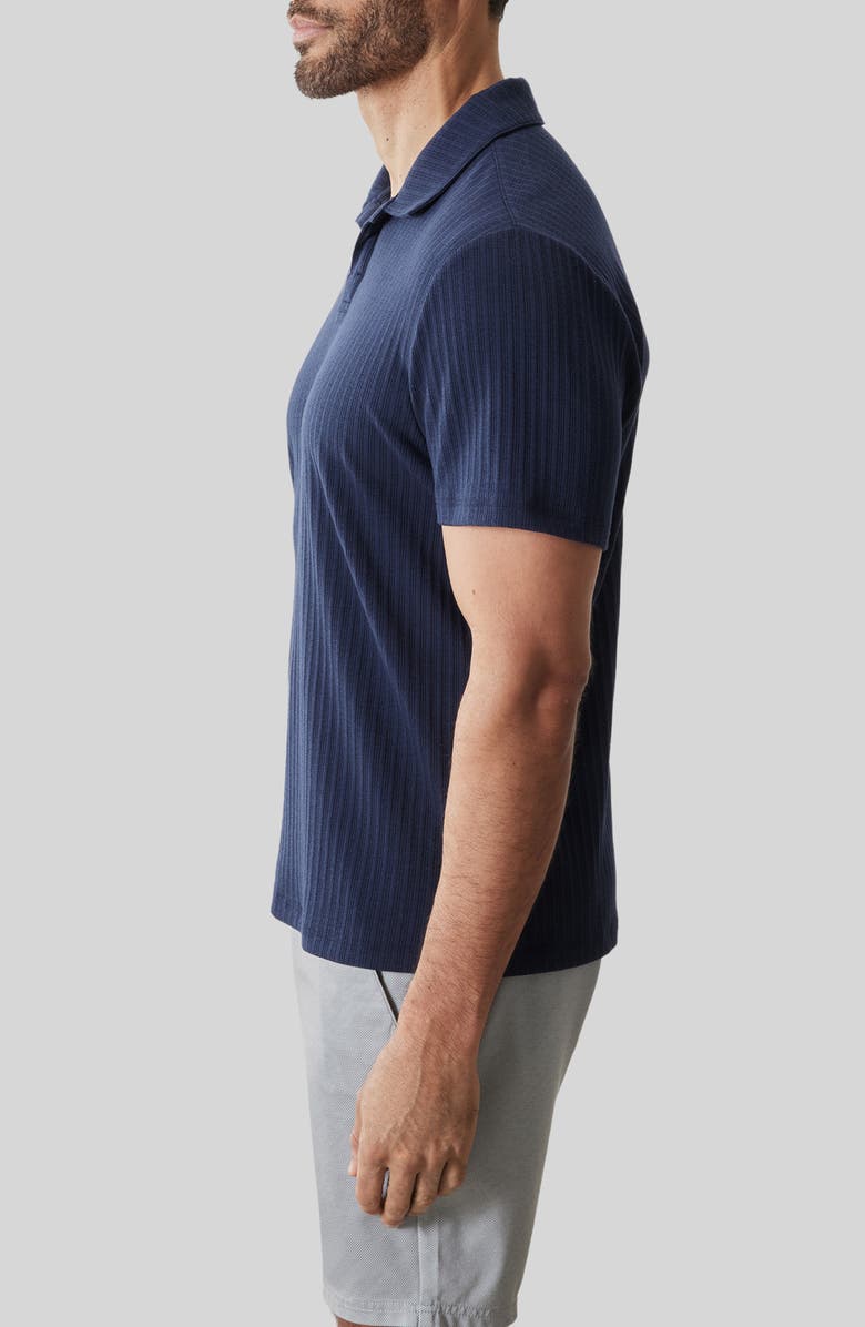 Robert Barakett Luca Johnny Collar Polo, Alternate, color, Navy