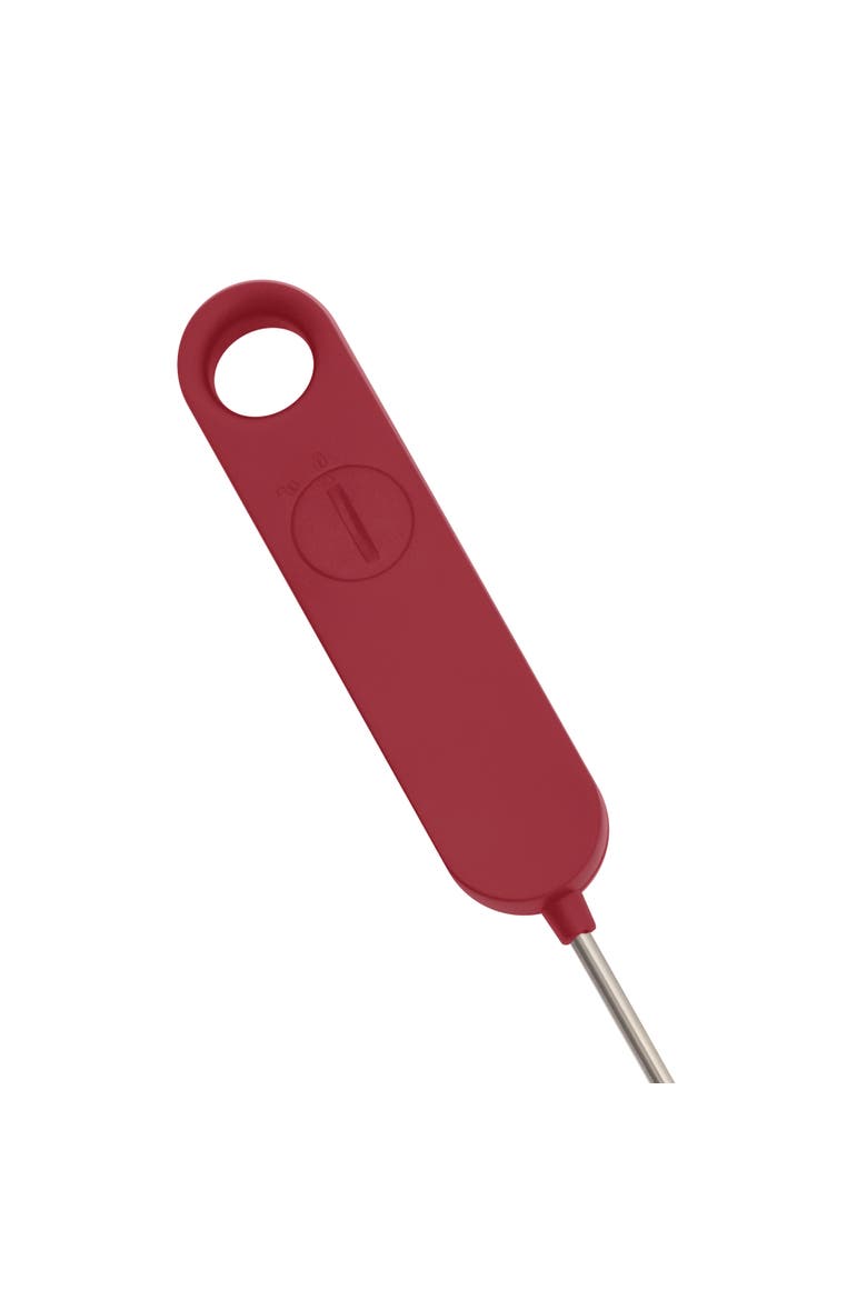Digital Long Stem Thermometer, Alternate, color, Red