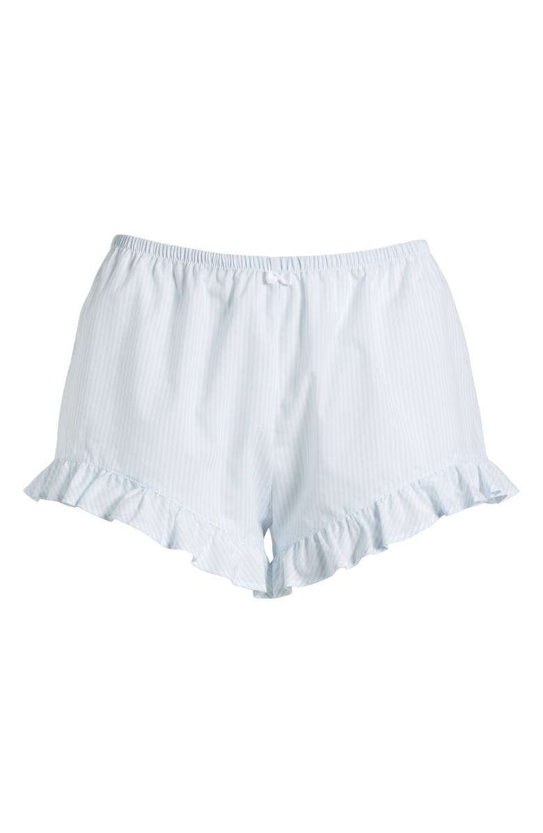 Andine Juliette Lyon Ruffle Cotton Pajama Shorts, Alternate, color, 