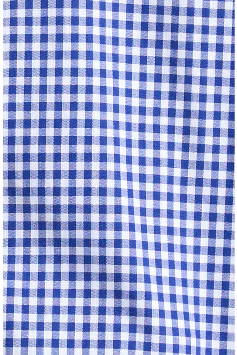Stretch Poplin Button-Down Shirt, Alternate, color, BLUE MULTI - GINGHAM