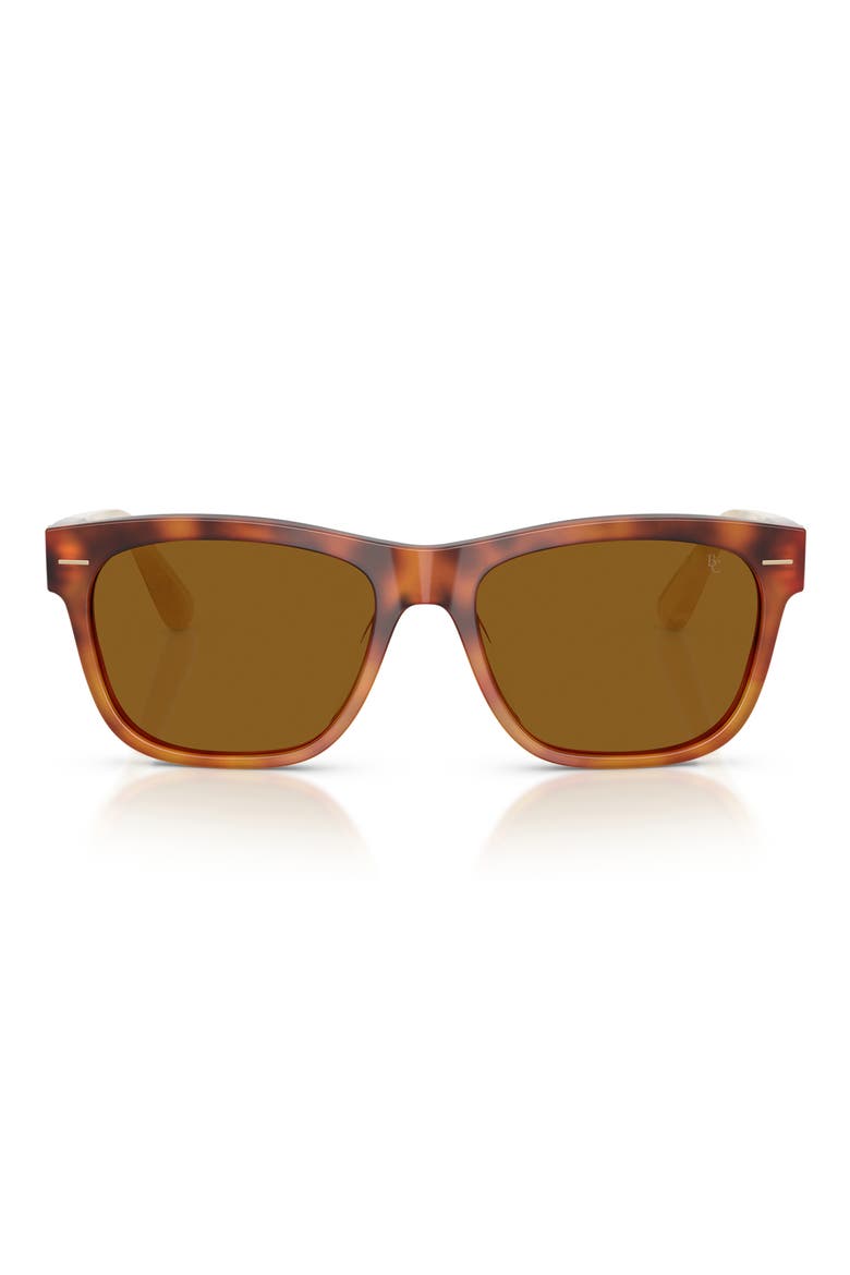 55mm Pillow Sunglasses, Main, color, HAVANA / TERRACOTTA