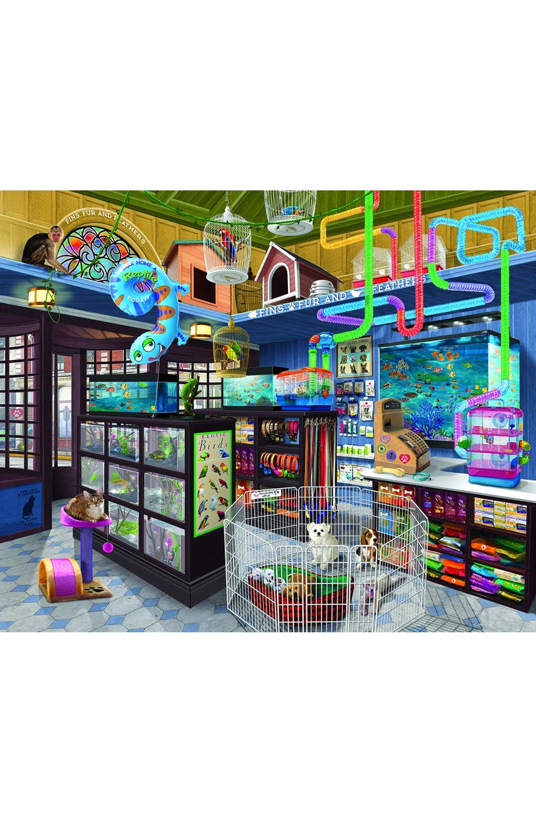 Sunsout Fins, Fur and Feathers 1000 piece Jigsaw Puzzle for Adults, Alternate, color, Multicolor