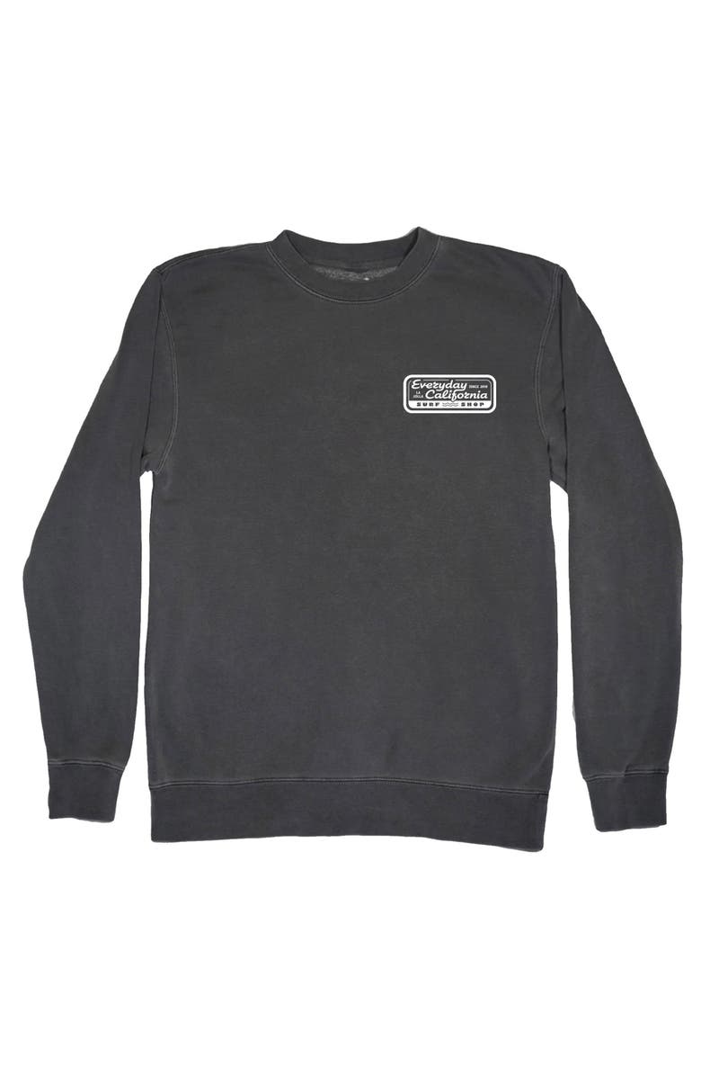 Everyday California Surf Shop Crewneck Sweater, Alternate, color, 