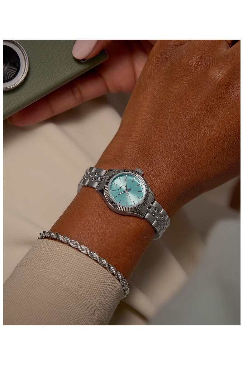 Mini Legacy Bracelet Watch, 25mm, Alternate, color, SILVER