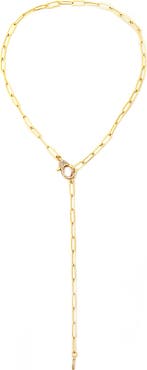 Panacea Pavé Crystal Y Necklace