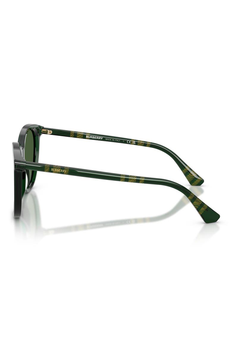 55mm Phantos Sunglasses, Alternate, color, GREEN