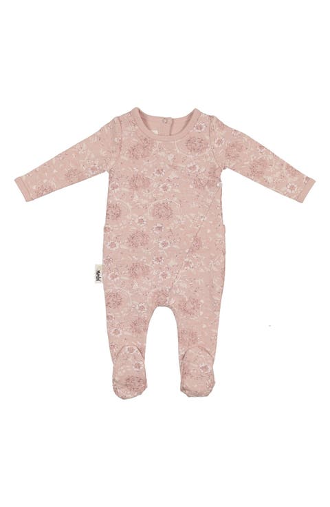 Soft Roses Cotton Blend Footie (Baby)