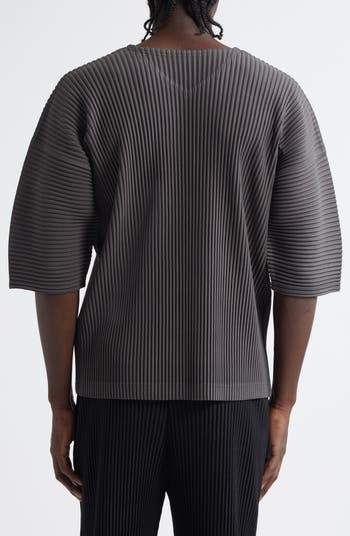 Homme Plissé Issey Miyake Monthly Colors March V-Neck Shirt