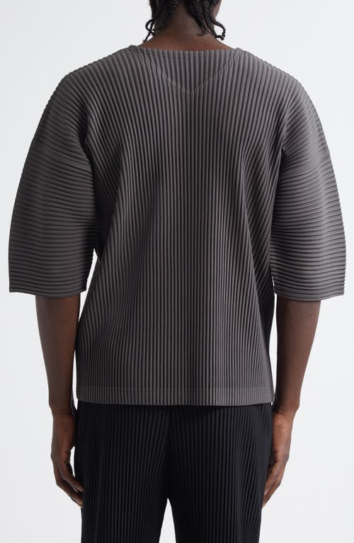 Issey Miyake Gray Monthly Color March T-shirt In Charcoal Gray