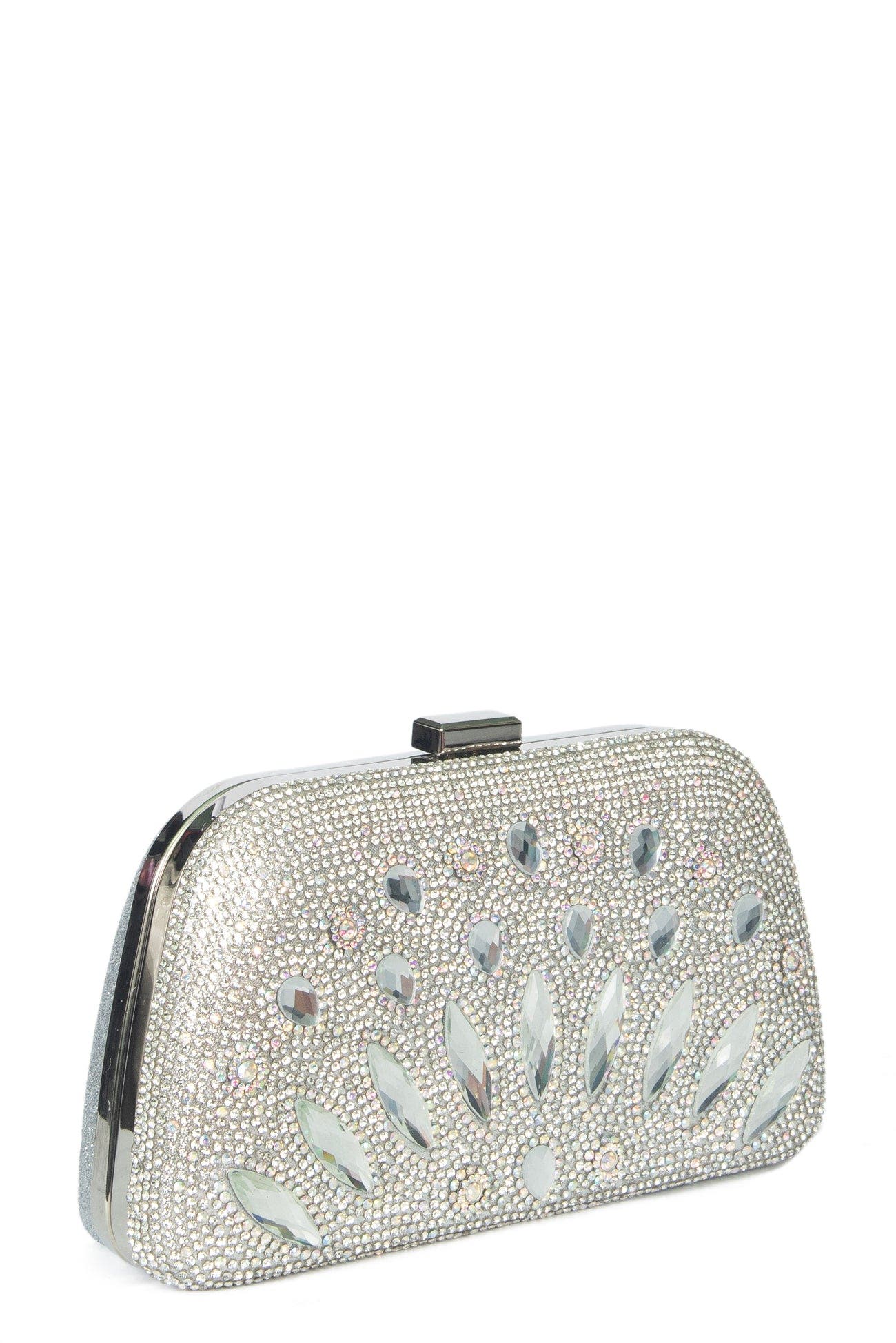 Shana Clutch, Alternate, color, SILVER