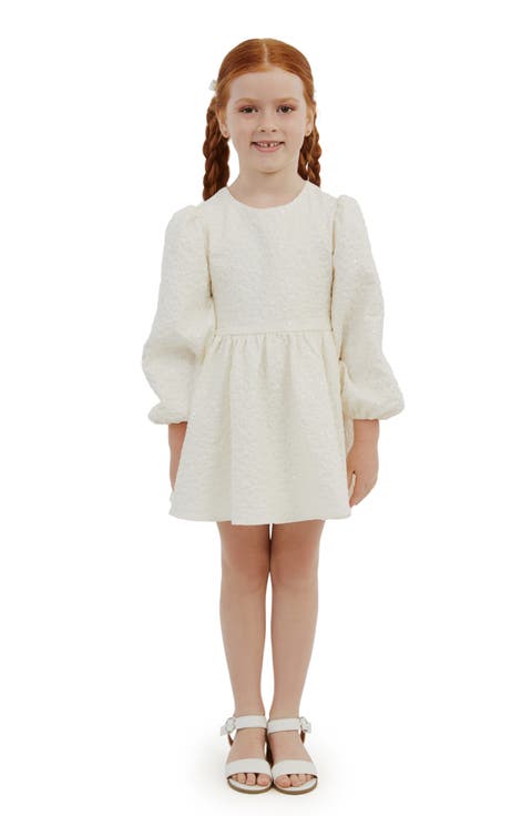 Kids' Mirae Long Sleeve Sequin Dress