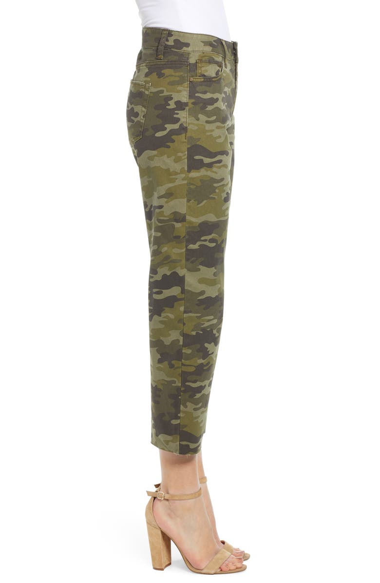 Tinsel Camouflage Wide Leg Crop Pants, Alternate, color, 