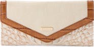 Brahmin Veronica Croc Embossed Leather Wallet