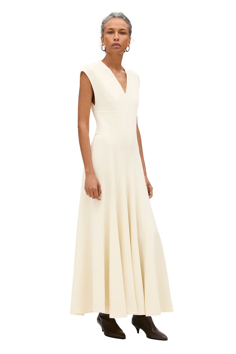 Double Face Cutout Dress, Alternate, color, Cream