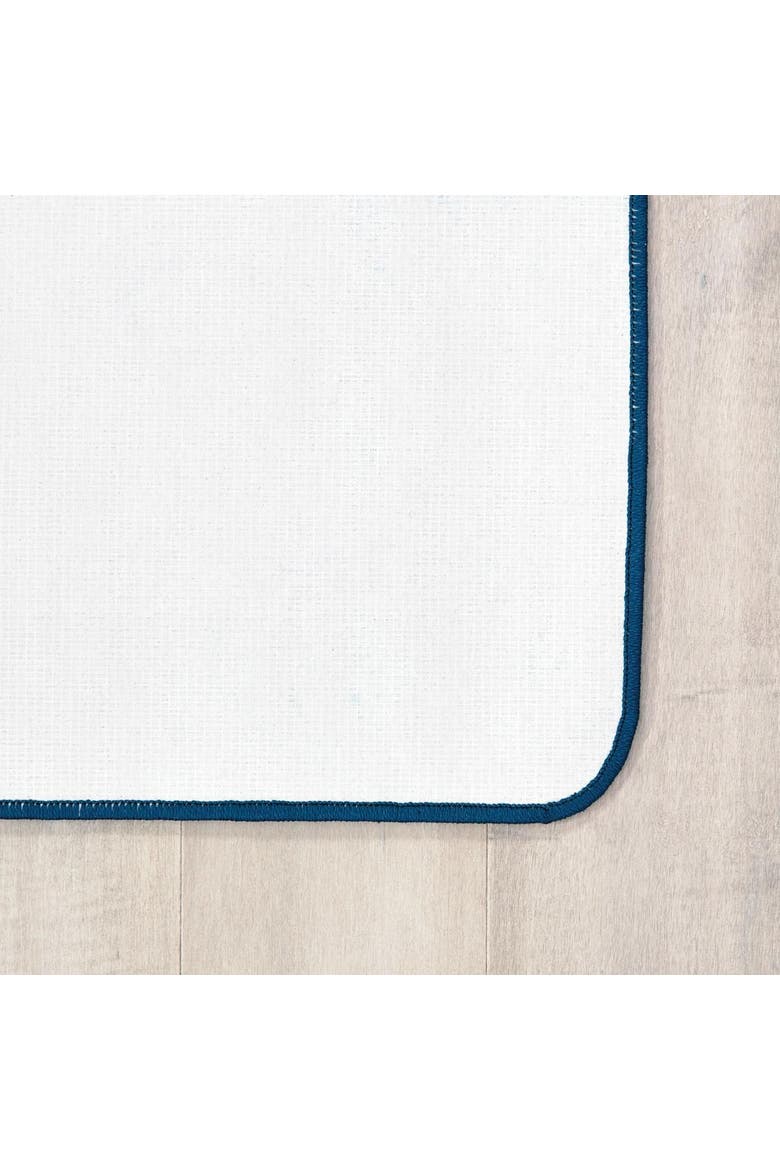 Tranquil Mountains Carpet, Alternate, color, Blue