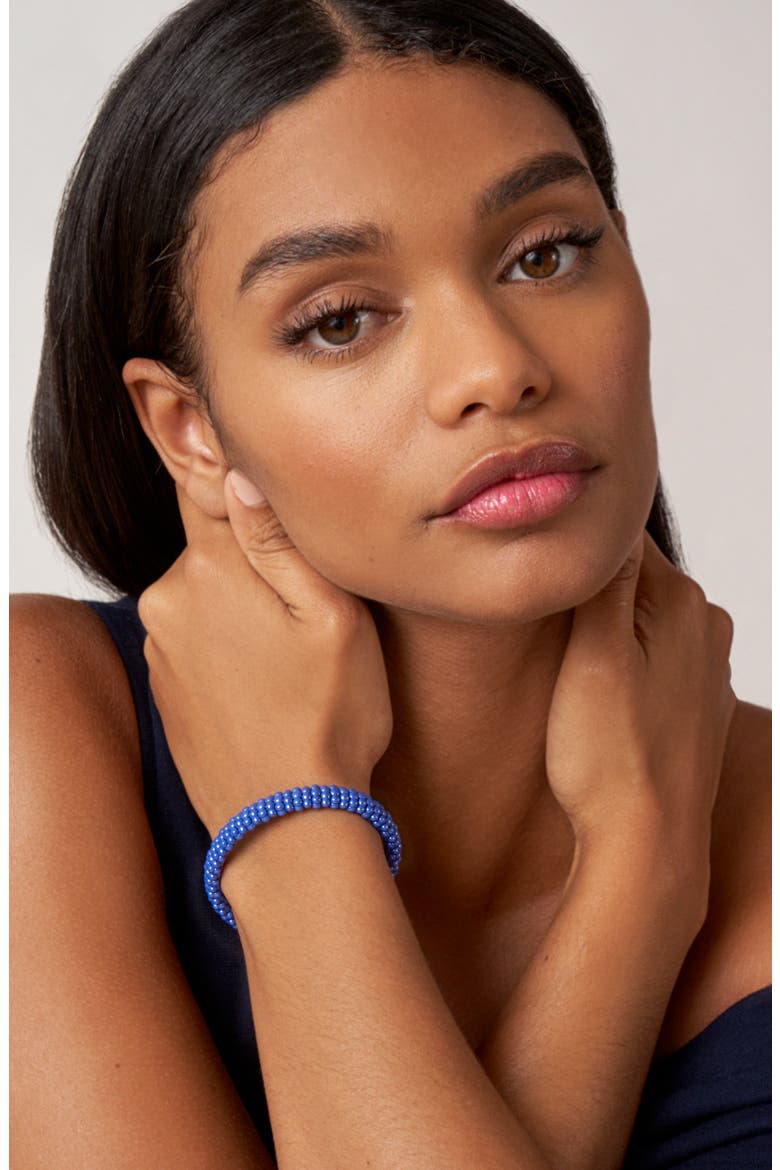 Blue Caviar Ceramic Rope Bracelet, Alternate, color, ULTRAMARINE