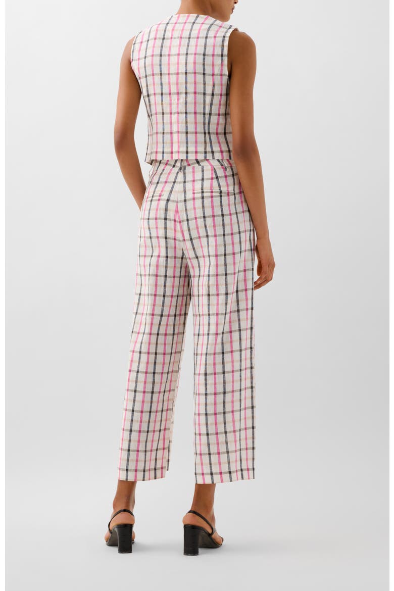 Vichy Pant, Alternate, color, Black-Pink