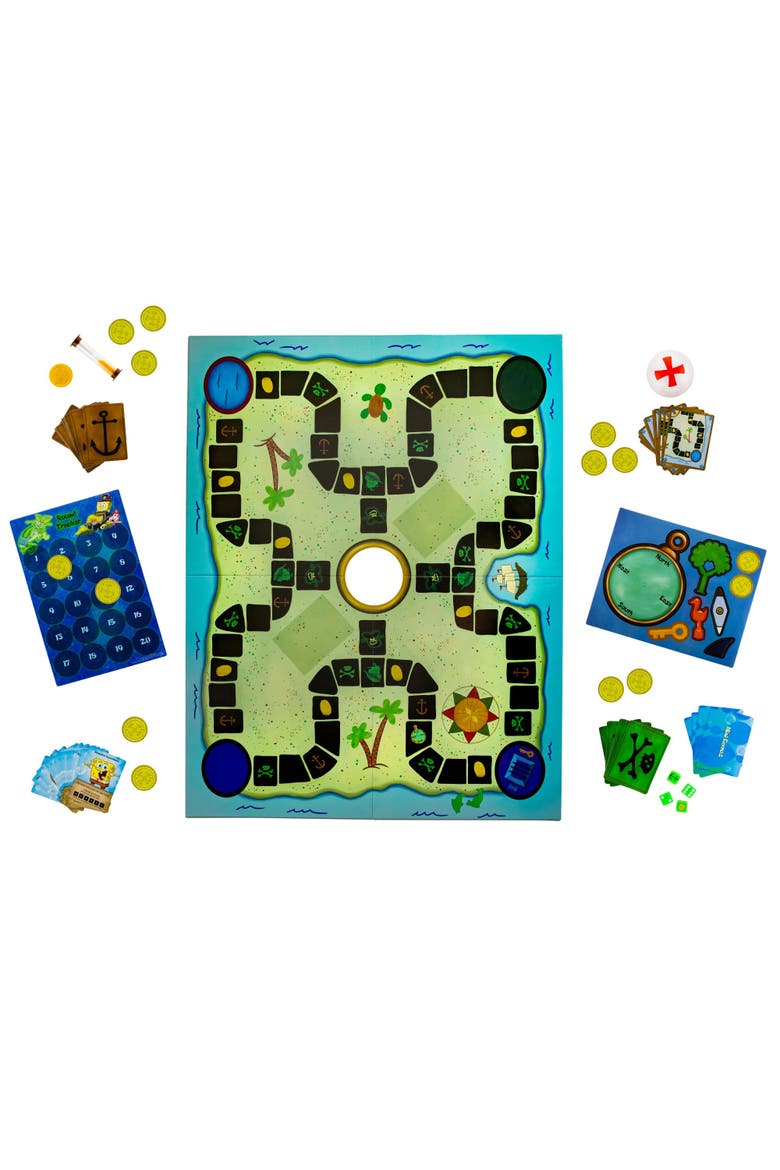 Nickelodeon SpongeBob SquarePants Flying Dutchman's Treasure Hunt Board Game, Alternate, color, Multi-Color