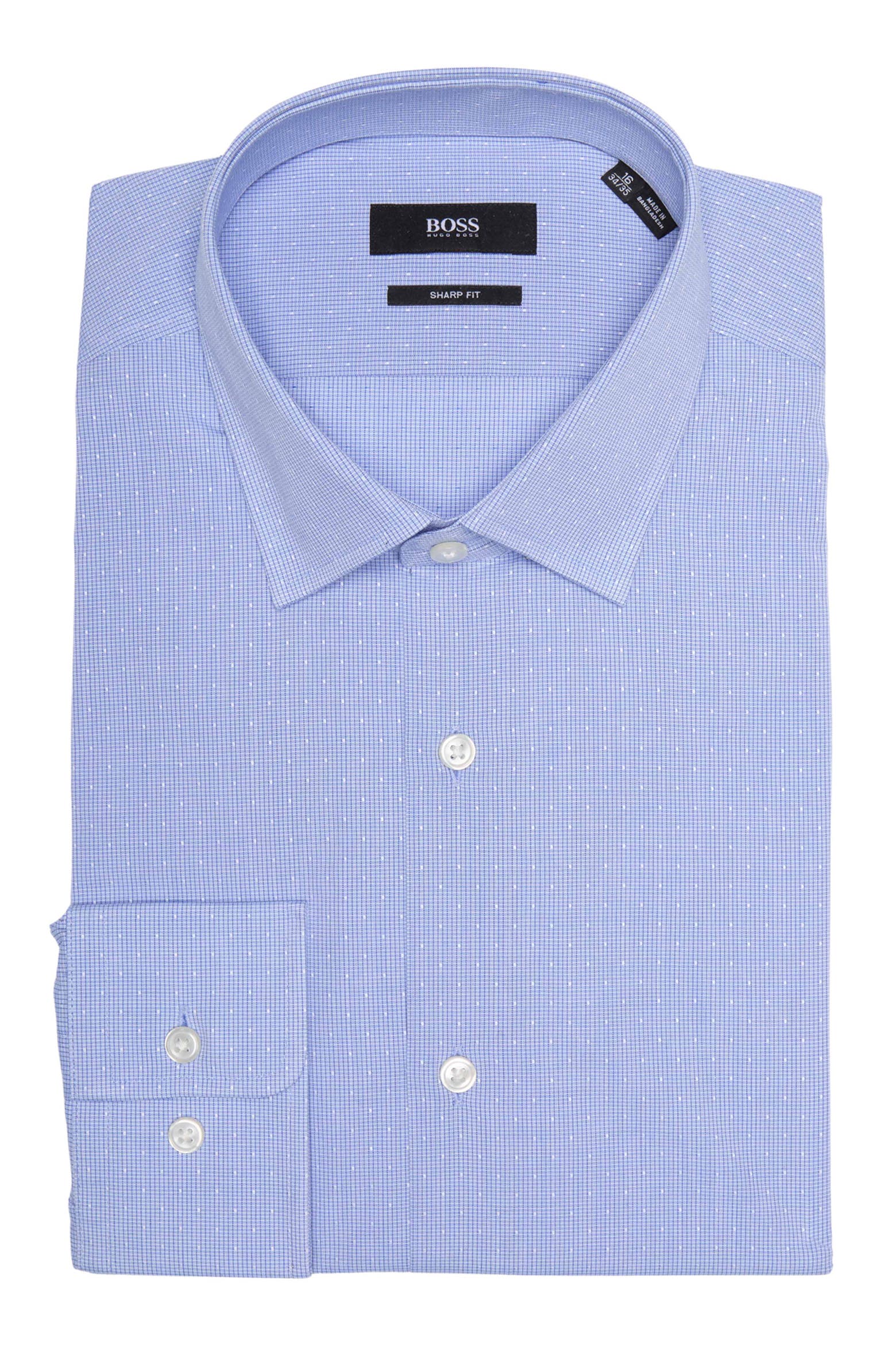 Marley Sharp BOSS HUGO BOSS Marley Dot Grid Sharp Fit Dress Shirt (Men) | Nordstromrack